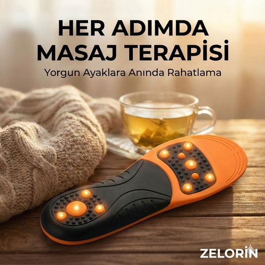 Zelorin Masaj Etkili Ortopedik Tabanlık - Gün Boyu Konfor