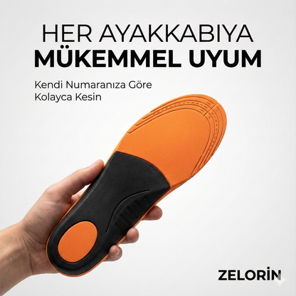 Zelorin Masaj Etkili Ortopedik Tabanlık - Gün Boyu Konfor